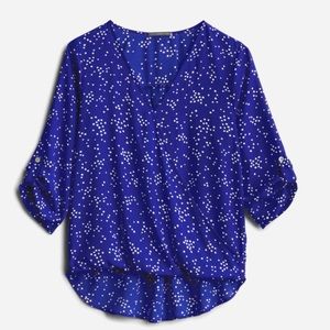 West Kei blouse, large, pretty blue